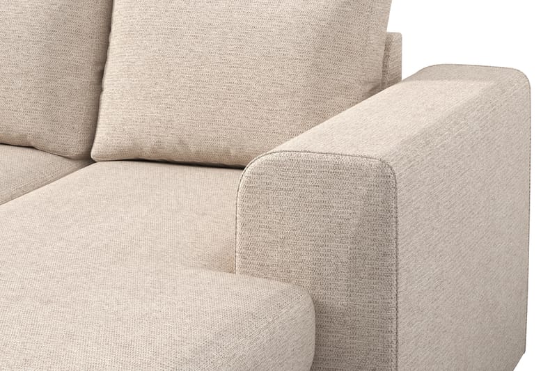 Link 5-istuttava Vasenkätinen U-muotoinen XX-Large Sohva Divaanilla ja Divaaniosalla Kankaasta - Beige - Huonekalut - Sohva - U-Sohva