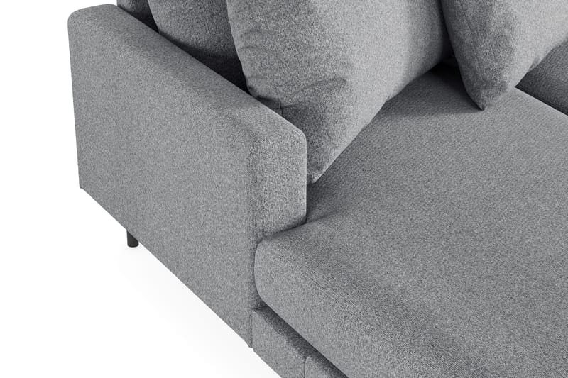 Menard 4-istuttava Oikeakätinen Suuri U-muotoinen Syvä Sohva Divaanilla ja Divaaniosalla Kankaasta - Harmaa - Huonekalut - Sohva - U-Sohva