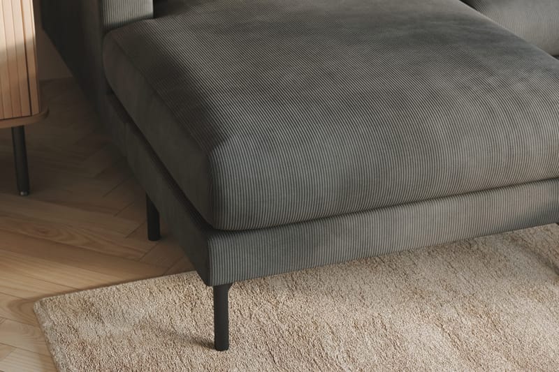 Menard 4-istuttava Oikeakätinen Suuri U-muotoinen Syvä Sohva Divaanilla ja Divaaniosalla Manchesterista - Harmaa - Huonekalut - Sohva - U-Sohva