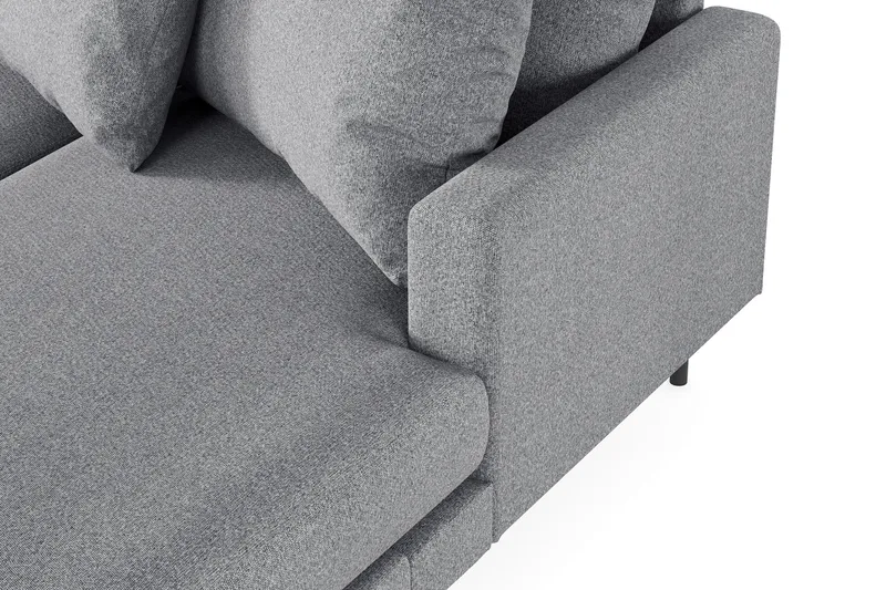 Menard 4-istuttava Vasenkätinen Suuri U-muotoinen Syvä Sohva Divaanilla ja Divaaniosalla Kankaasta - Harmaa - Huonekalut - Sohva - U-Sohva