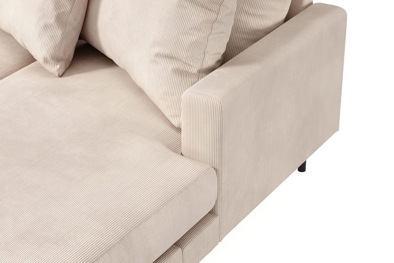 Menard 4-istuttava Vasenkätinen U-muotoinen Large Sohva Divaanilla ja Divaaniosalla Manchesterista - Beige - Huonekalut - Sohva - U-Sohva