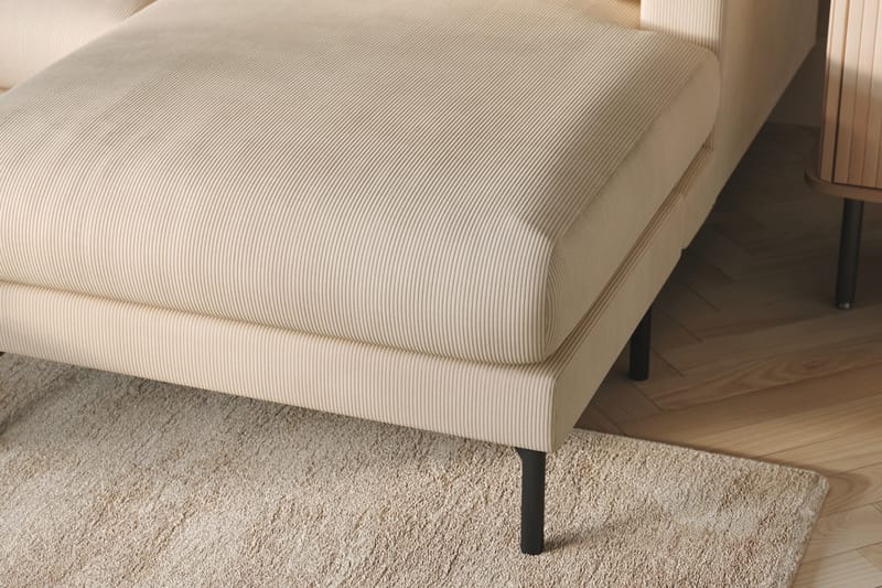 Menard 4-istuttava Vasenkätinen U-muotoinen Large Sohva Divaanilla ja Divaaniosalla Manchesterista - Beige - Huonekalut - Sohva - U-Sohva
