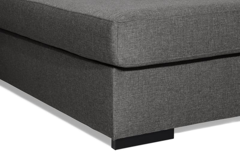 Ocean 4-istuttava Oikeakätinen U-muotoinen Sohva Divaanilla ja Divaaniosalla Kankaasta - Tummanharmaa - Huonekalut - Sohva - U-Sohva