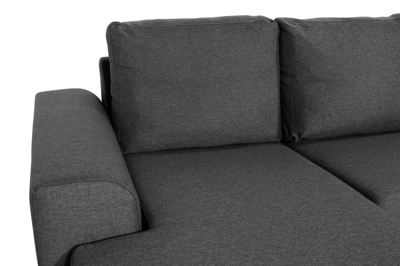Ocean 4-istuttava Oikeakätinen U-muotoinen Sohva Divaanilla ja Divaaniosalla Kankaasta - Tummanharmaa - Huonekalut - Sohva - U-Sohva