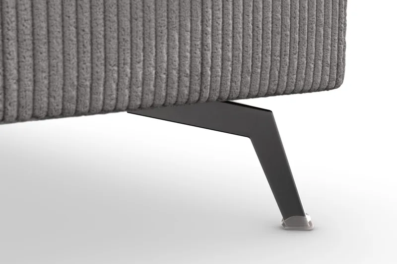 Ocean Lyx 6-istuttava Oikeakätinen U-muotoinen Sohva Divaanilla ja Divaanituolilla + Rahi Manchester-kankaalla - Tummanharmaa - Huonekalut - Sohva - U-Sohva