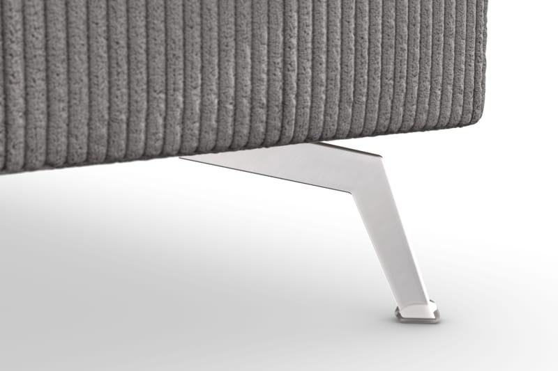 Ocean Lyx 6-istuttava Oikeakätinen U-muotoinen Sohva Divaanilla ja Divaanituolilla + Rahi Manchester-kankaalla - Tummanharmaa - Huonekalut - Sohva - U-Sohva