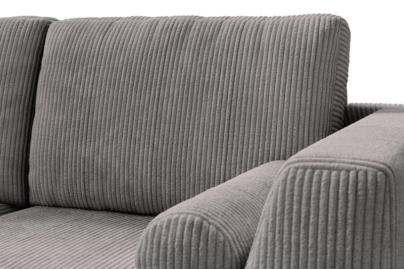 Ocean Lyx 6-istuttava Vasenkätinen U-muotoinen Sohva Divaanilla ja Divaanituolilla + Rahi Manchester-kankaalla - Tummanharmaa - Huonekalut - Sohva - U-Sohva