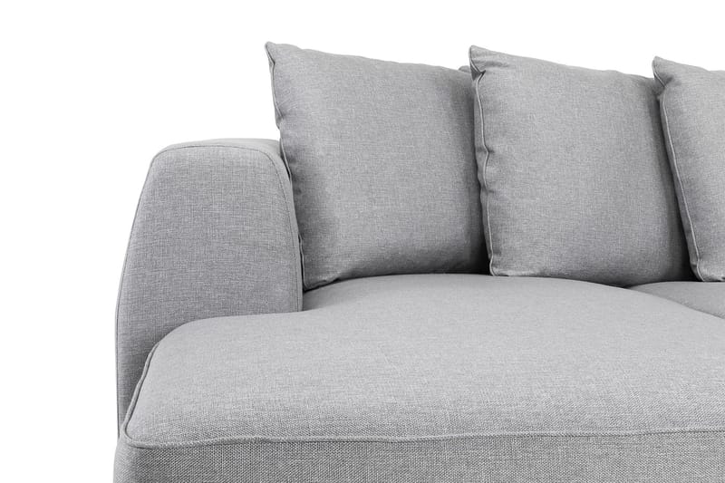 Optus 4-istuttava Oikeakätinen U-muotoinen Sohva Divaanilla ja Divaanituolilla Kankaalla sis. Kirjekuorityynyt - Vaaleanharmaa - Huonekalut - Sohva - U-Sohva