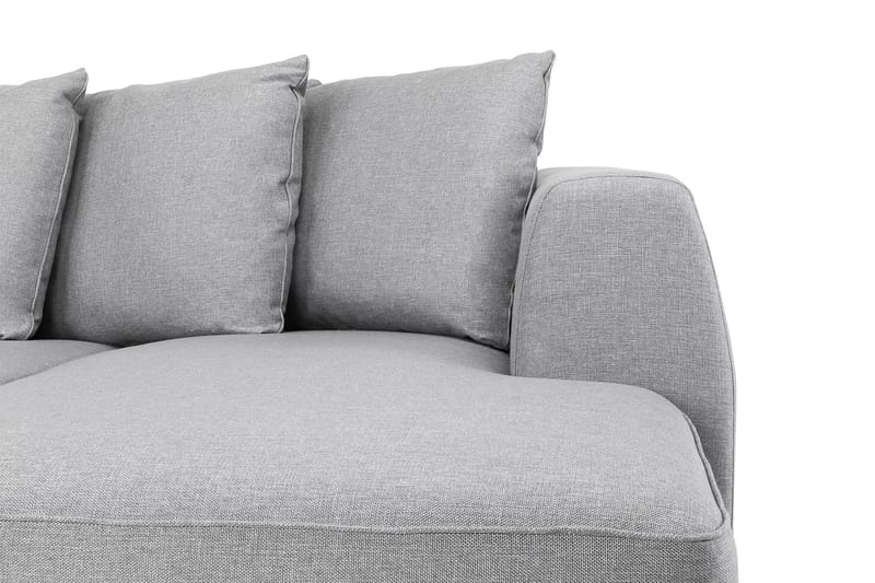 Optus 4-istuttava Vasenkätinen U-muotoinen Sohva Divaanilla ja Divaanituolilla Kankaalla sis. Kirjekuorityynyt - Vaaleanharmaa - Huonekalut - Sohva - U-Sohva