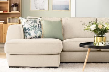 Optus 6-istuttava Oikeakätinen U-muotoinen Large Sohva Divaanilla ja Divaanituolilla Kankaalla - Beige - Huonekalut - Sohva - Divaanisohva