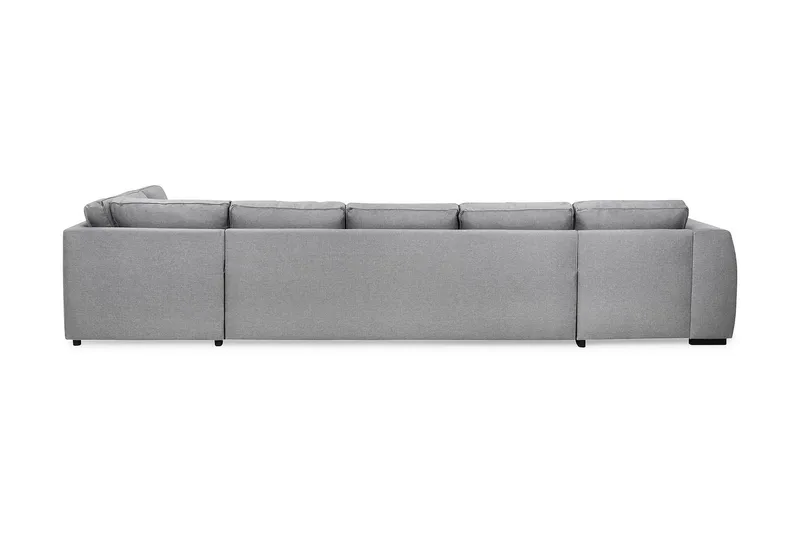 Optus 6-istuttava Oikeakätinen U-muotoinen Large Sohva Divaanilla ja Divaanituolilla Kankaalla - Vaaleanharmaa - Huonekalut - Sohva - U-Sohva