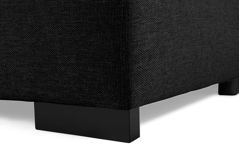 Optus 6-istuttava Vasenkätinen U-muotoinen Large Sohva Divaanilla ja Divaanituolilla Kankaalla - Musta - Huonekalut - Sohva - U-Sohva