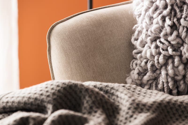 Trend Lyx 4-istuttava Oikeakätinen U-muotoinen Sohva Divaanilla ja Divaanituolilla Kankaalla - Beige - Huonekalut - Sohva - Divaanisohva