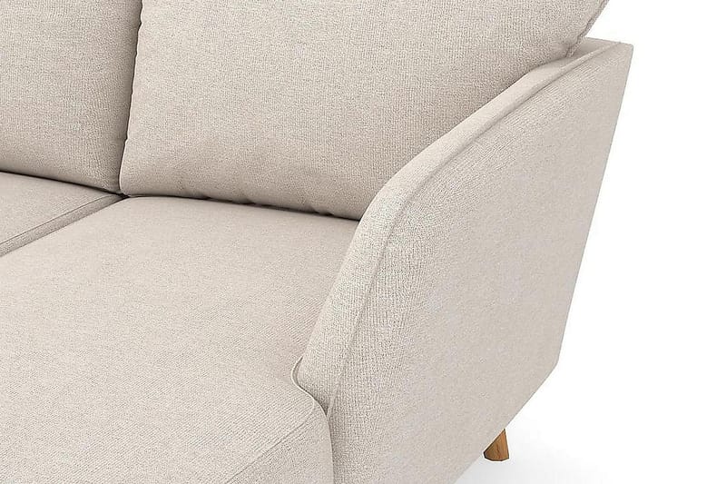 Trend Lyx 4-istuttava Oikeakätinen U-muotoinen Sohva Divaanilla ja Divaanituolilla Kankaalla - Beige - Huonekalut - Sohva - Divaanisohva