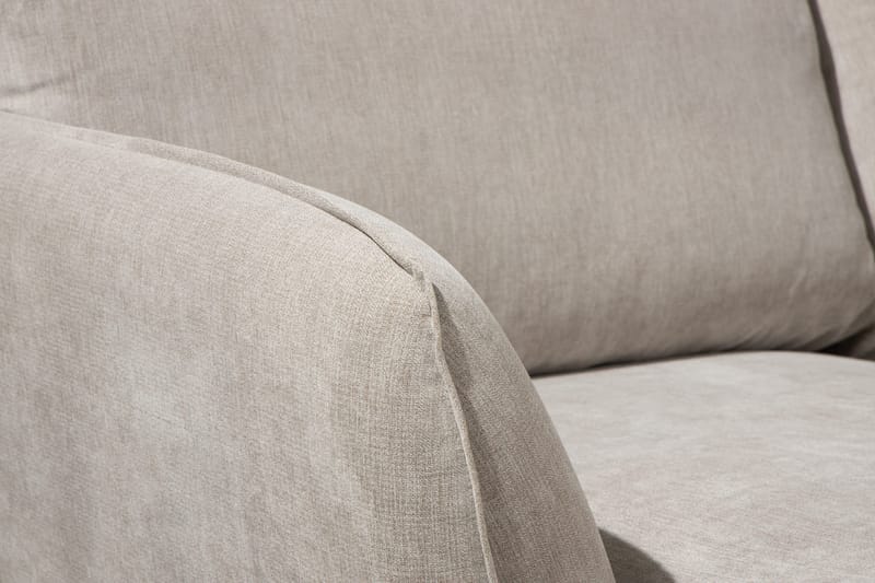 Trend Lyx 4-istuttava Oikeakätinen U-muotoinen Sohva Divaanilla ja Divaanituolilla Kankaalla - Beige - Huonekalut - Sohva - U-Sohva