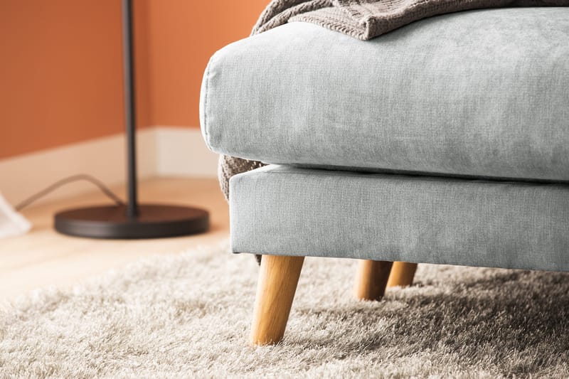 Trend Lyx 4-istuttava Oikeakätinen U-muotoinen Sohva Divaanilla ja Divaanituolilla Kankaalla - Harmaa - Huonekalut - Sohva - U-Sohva