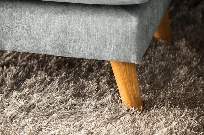 Trend Lyx 4-istuttava Oikeakätinen U-muotoinen Sohva Divaanilla ja Divaanituolilla Kankaalla - Harmaa - Huonekalut - Sohva - U-Sohva