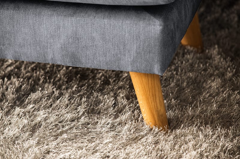 Trend Lyx 4-istuttava Oikeakätinen U-muotoinen Sohva Divaanilla ja Divaanituolilla Kankaalla - Tummanharmaa - Huonekalut - Sohva - U-Sohva