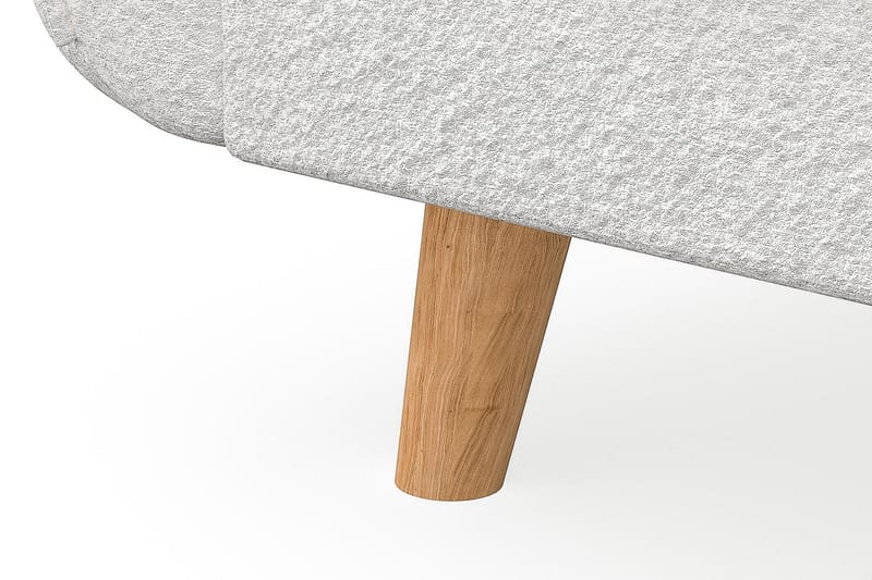 Trend Lyx 4-istuttava Vasenkätinen U-muotoinen Sohva Divaanilla ja Divaanituolilla Bouclélla - Valkoinen - Huonekalut - Sohva - U-Sohva