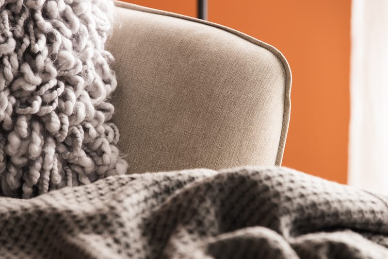 Trend Lyx 4-istuttava Vasenkätinen U-muotoinen Sohva Divaanilla ja Divaanituolilla Kankaalla - Beige - Huonekalut - Sohva - Divaanisohva