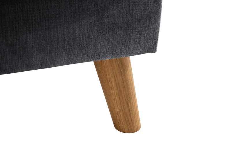 Trend Lyx 4-istuttava Vasenkätinen U-muotoinen Sohva Divaanilla ja Divaanituolilla Kankaalla - Tummanharmaa - Huonekalut - Sohva - U-Sohva