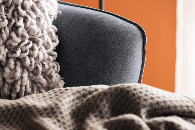 Trend Lyx 4-istuttava Vasenkätinen U-muotoinen Sohva Divaanilla ja Divaanituolilla Kankaalla - Tummanharmaa - Huonekalut - Sohva - U-Sohva