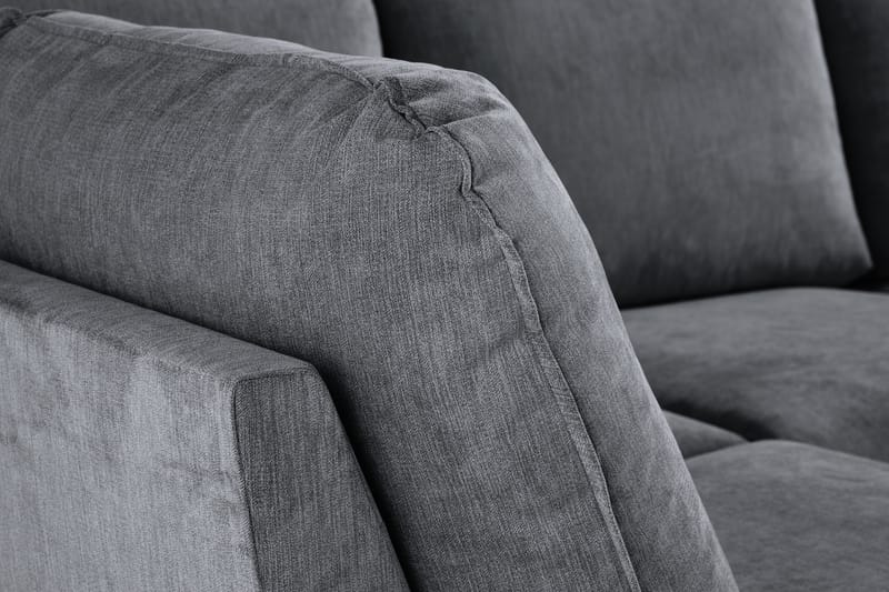 Trend Lyx U-sohva divaanilla Oikea - Tummanharmaa - Huonekalut - Sohva - Divaanisohva
