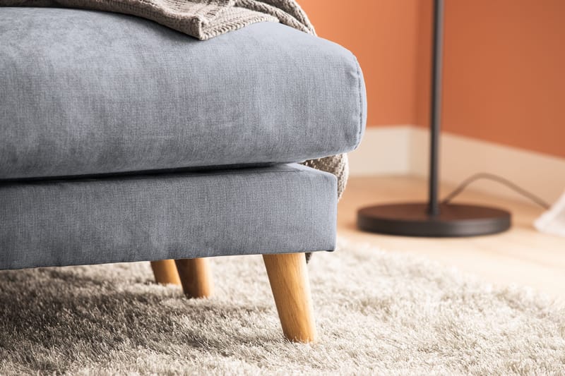 Trend Lyx U-sohva divaanilla Oikea - Tummanharmaa - Huonekalut - Sohva - U-Sohva