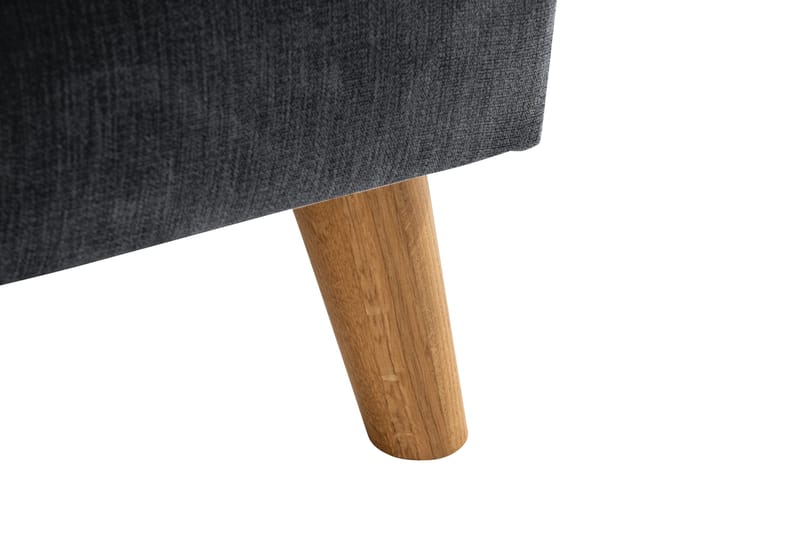 Trend Lyx U-sohva divaanilla Oikea - Tummanharmaa/Tammi - Huonekalut - Sohva - U-Sohva