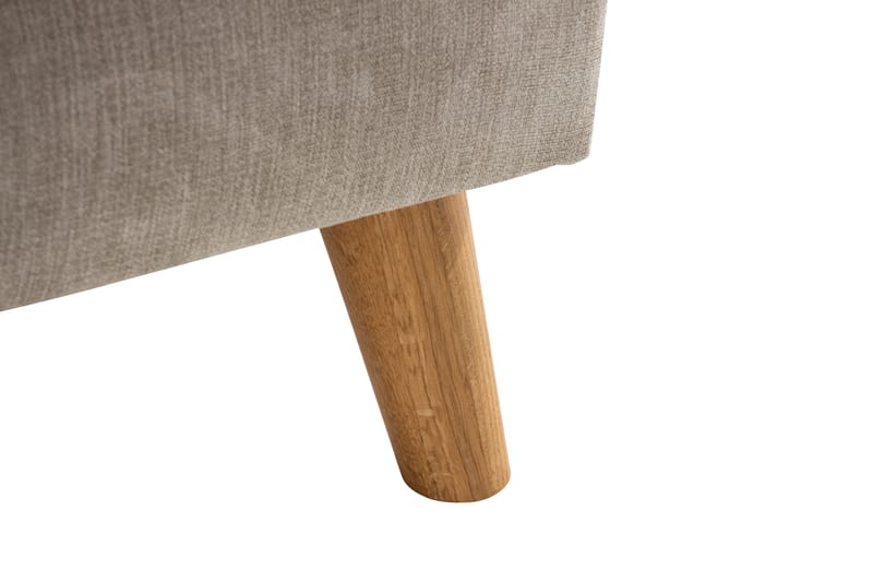 Trend Lyx U-sohva divaanilla Vasen - Beige/Tammi - Huonekalut - Sohva - Divaanisohva
