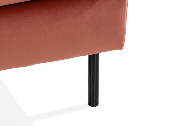 U-sohva Elion divaanilla Sametti Vasen - Roosa - Huonekalut - Sohva - U-Sohva