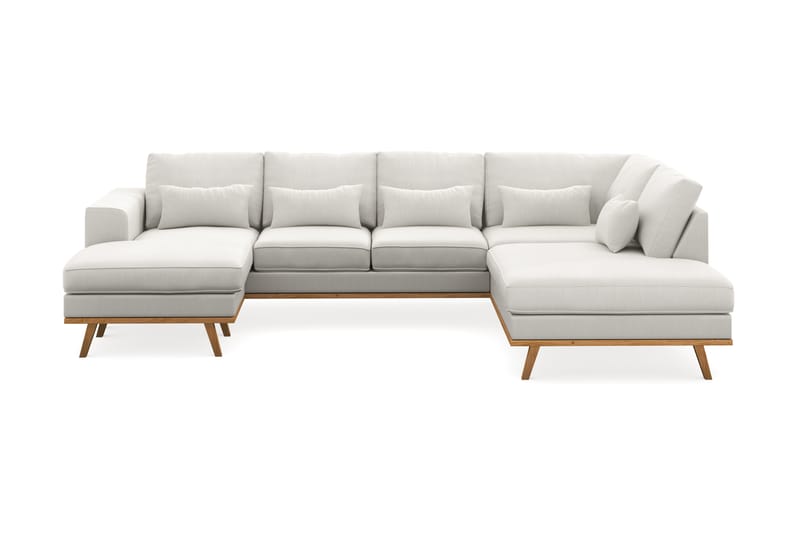 U-Sohva Haga Compact - Pellavanbeige - Huonekalut - Sohva - U-Sohva