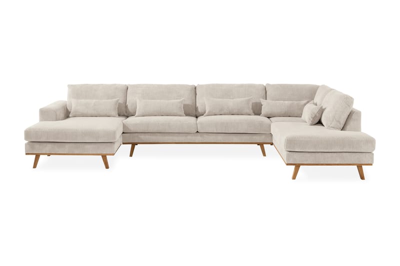 U-Sohva Haga Vakosametti - Beige - Huonekalut - Sohva - U-Sohva