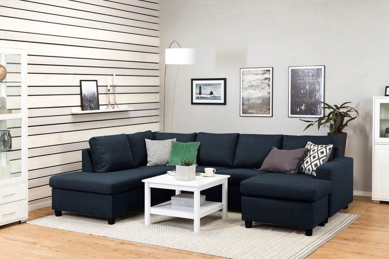 U-sohva Nevada Large Divaani Oikea - Tummansininen - Huonekalut - Sohva - U-Sohva