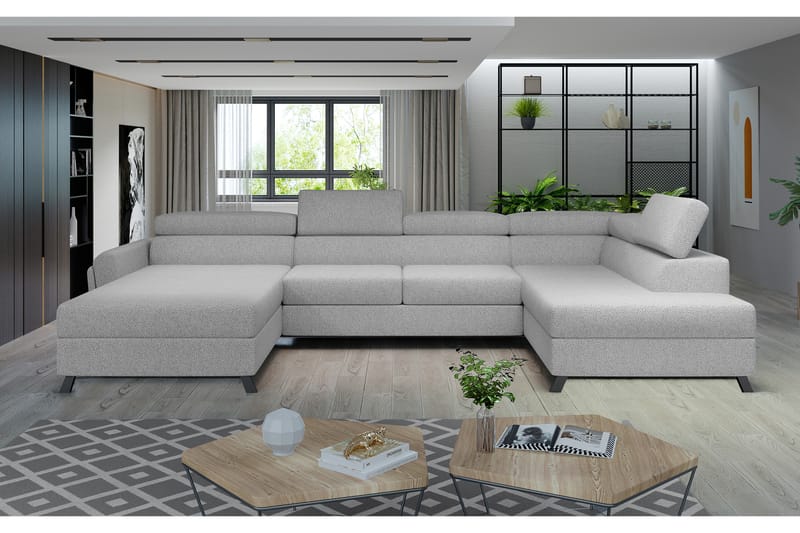 U-sohva Osettia Divaanilla Vasen - Beige - Huonekalut - Sohva - U-Sohva