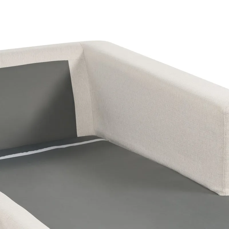 U:n muotoinen sohva Lilviken - Vaaleanbeige, musta - Huonekalut - Sohva - Divaanisohva