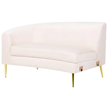 U:n muotoinen sohva Moss - Beige, Kulta - Huonekalut - Sohva - 4:n istuttava sohva