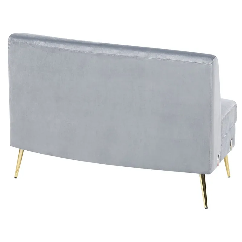 U:n muotoinen sohva Moss - Harmaa, kulta - Huonekalut - Sohva - 4:n istuttava sohva