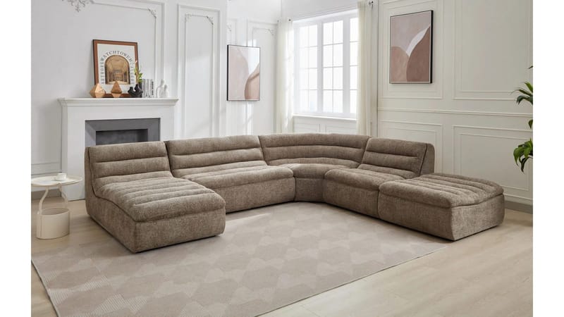 Valdoro-kulmamoduuli kankaalla 179 cm - Minkki - Huonekalut - Sohva - Kulmasohva