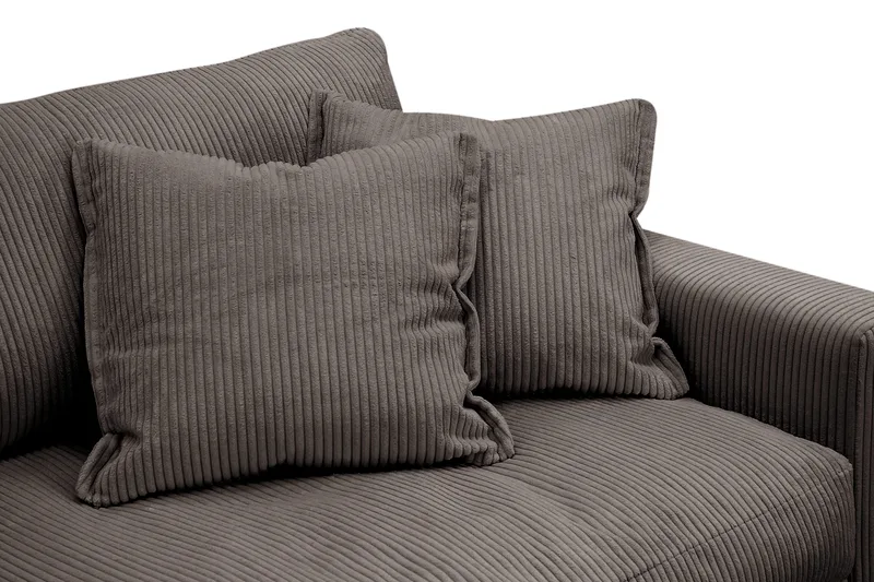 Valencia ekstra syvä 3-istuttava sohva - Ruskea - Huonekalut - Sohva - 3:n istuttava sohva