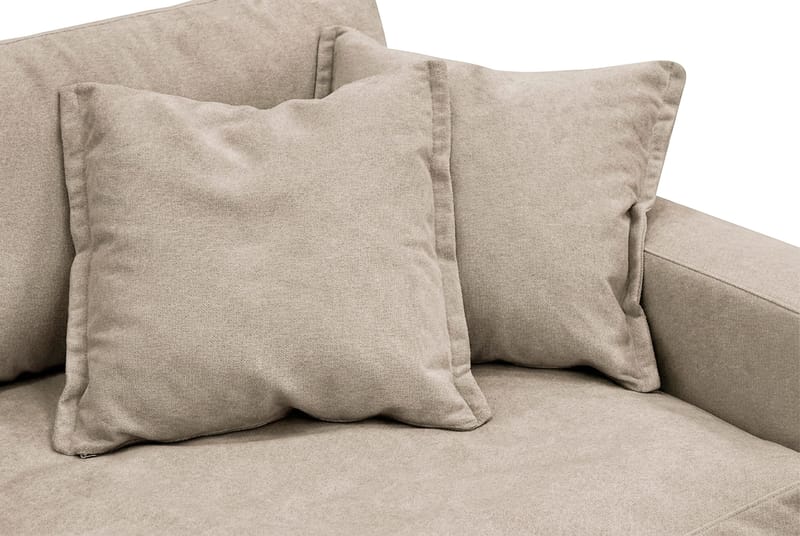 Valencia extra syvä 3-istuttava chenillesohva - Ruskea - Huonekalut - Sohva - 3:n istuttava sohva