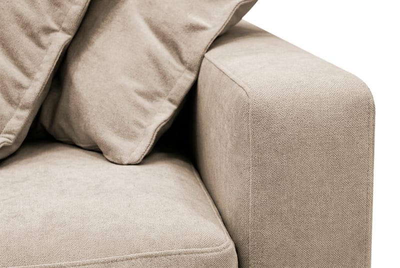 Valencia extra syvä 3-istuttava chenillesohva - Ruskea - Huonekalut - Sohva - 3:n istuttava sohva