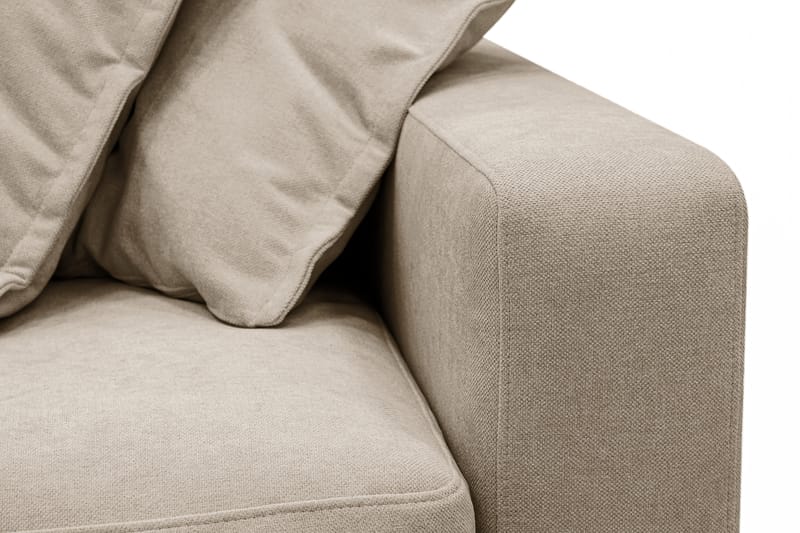 Valencia Extra Syvä 3-istuttava sohva irrotettavalla ja pestävällä päällisellä - Ruskea - Huonekalut - Sohva - 3:n istuttava sohva