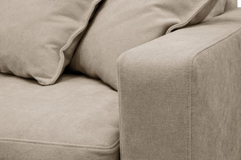 Valencia Extra Syvä 3-istuttava sohva irrotettavalla ja pestävällä päällisellä - Ruskea - Huonekalut - Sohva - 3:n istuttava sohva