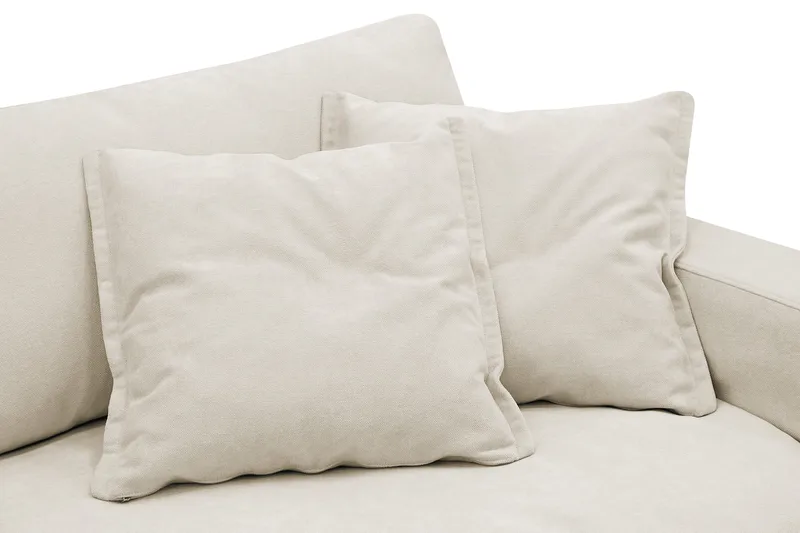 Valencia Extra Syvä 3-istuttava sohva irrotettavalla ja pestävällä päällisellä - Beige - Huonekalut - Sohva - 3:n istuttava sohva