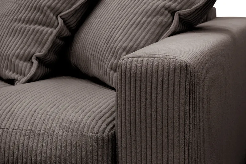 Valencia extra syvä 3-istuttava sohva - Ruskea - Huonekalut - Sohva - 3:n istuttava sohva