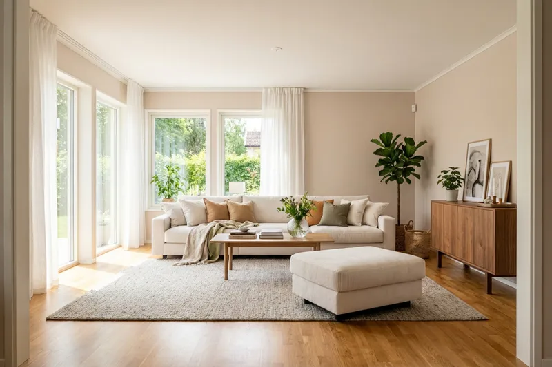 Valencia-sohvaryhmä Extra Deep 5-istuttava sohva + rahi - Offwhite - Huonekalut - Sohva - Kulmasohva