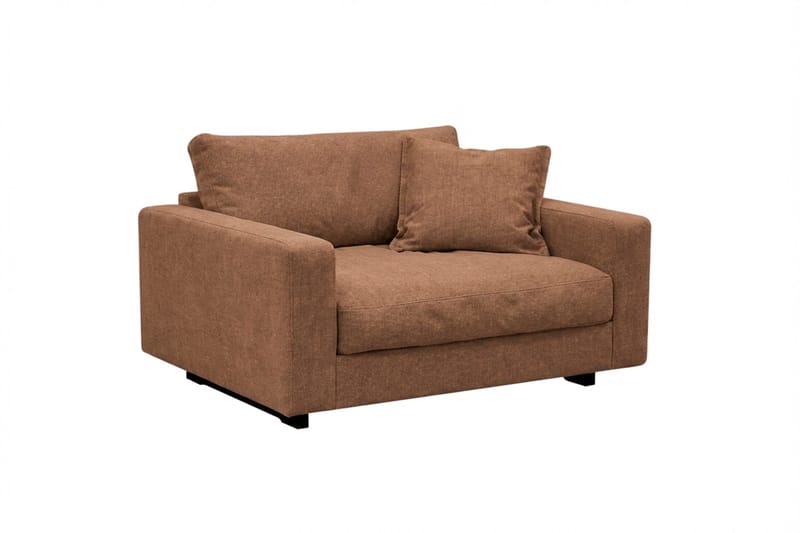 Valencia-sohvaryhmä extra syvä 3-istuttava sohva + nojatuoli chenille-kankaalla - Ruosteenruskea - Huonekalut - Sohva - Sohvaryhmä