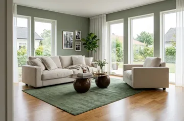 Valencia sohvaryhmä Extra Syvä 3-istuttava sohva + nojatuoli chenille-kankaalla - Beige - Huonekalut - Sohva - Sohvaryhmä
