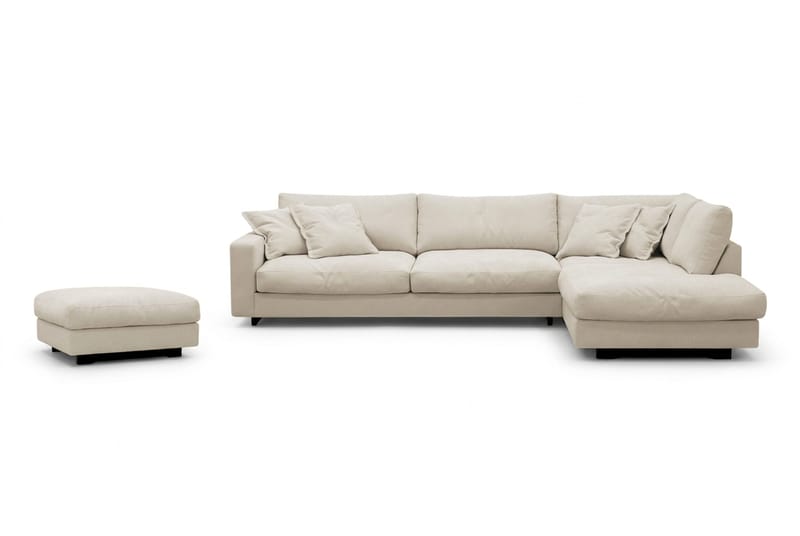 Valencia-sohvaryhmä Extra Syvä 4-istuttava Divaani Oikea + Rahi, Beige